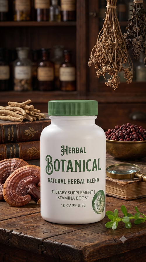 Botanical Herbal Stamina Boost – Natural Men Timing & Energy Capsules